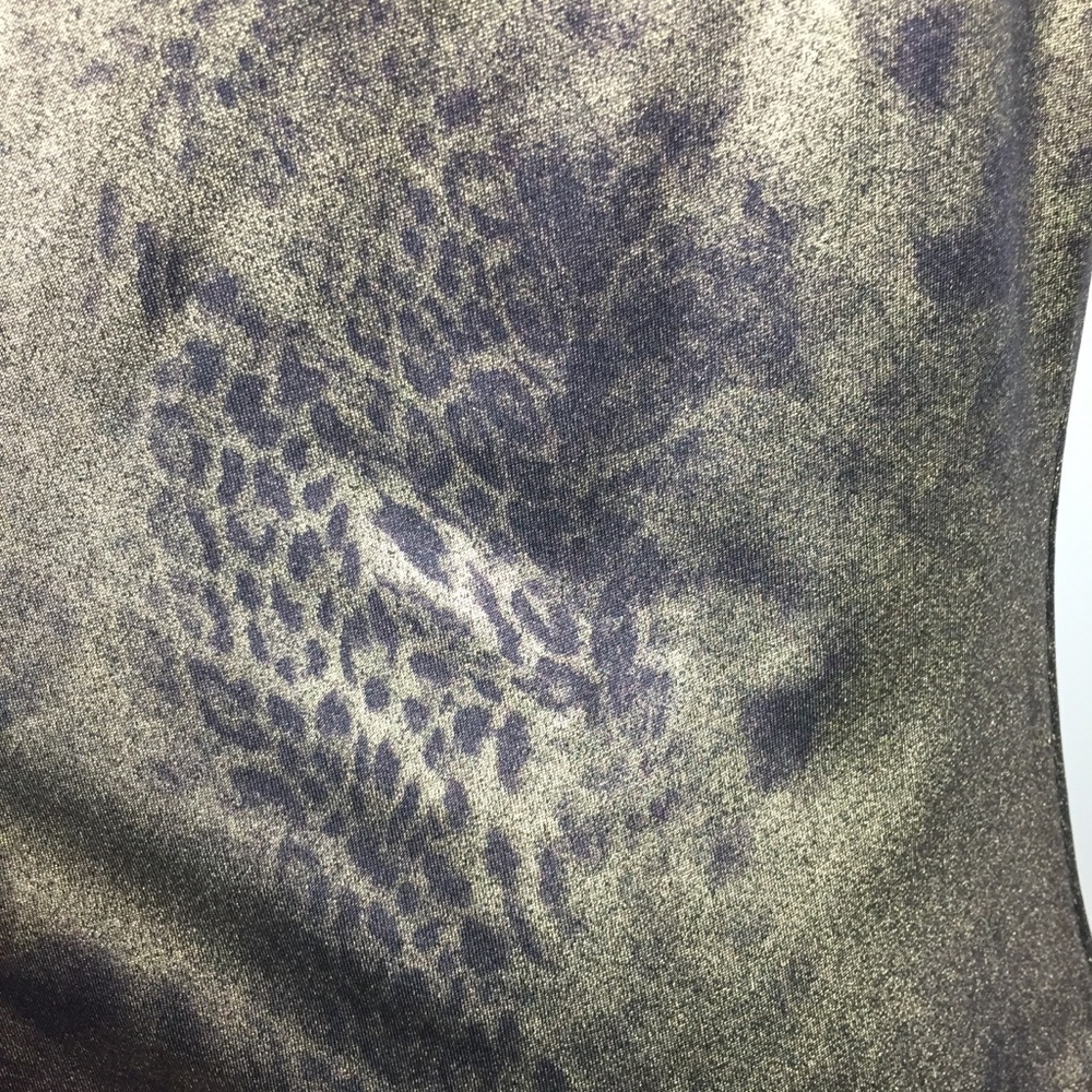 Calvin Klein Metallic Drape Neck Tank Small - Picture 5 of 8